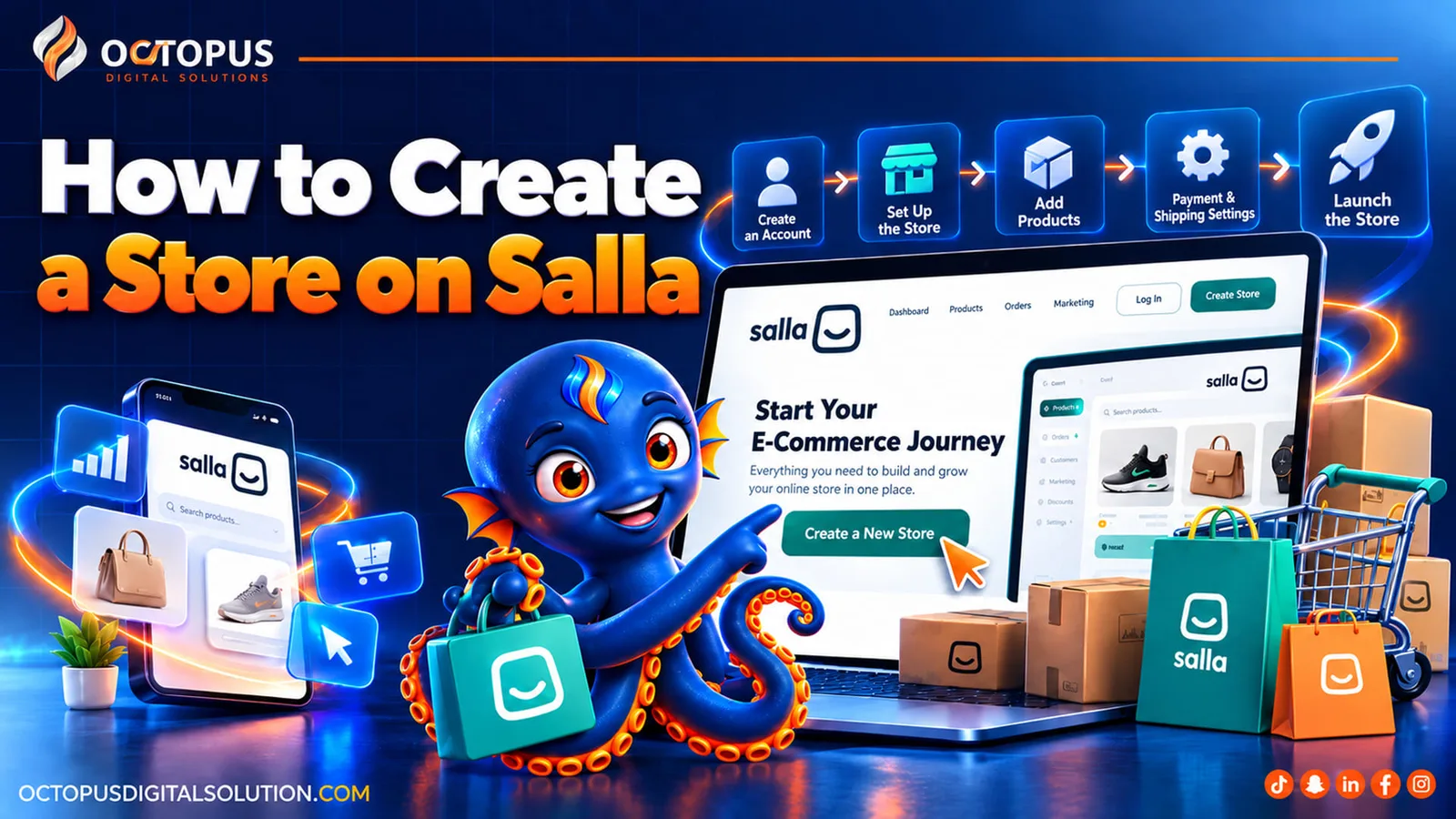 Comprehensive Guide: How to Create a Store on Salla Step by Step